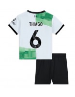 Liverpool Thiago Alcantara #6 Vieraspaita Lasten 2023-24 Lyhythihainen (+ shortsit)
